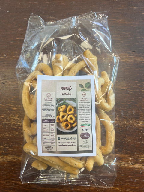Ketop Taralli 125g – Taralli Pugliesi Keto Low Carb