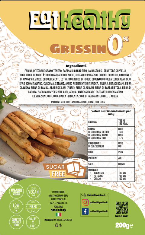 Eathealthy Grissini 200g