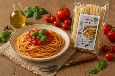 Ketop Spaghetti 250g – Pasta Low Carb, Keto Friendly, Fonte di Fibre